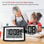 Atomic Clock Digital Wall or Desk for Seniors