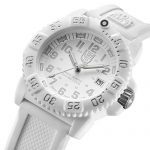 White Watch with Rubber Band Luminox