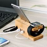 Wood Charging Dock Station for 38mm and 42mm Apple Watch