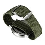 Nylon Band Watch for Men, Boy Clear Design Analog White