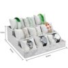 Outdoorfly Velvet 3 Layer Watch Organizer Tray Showcase