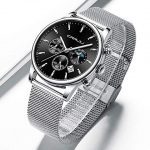 Waterproof Calendear 6-Pin Multifunction Watch