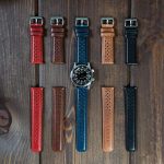 Leather Watch Bands with Integrated Quick Release Spring Bars