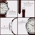 Mens Quartz Watch, Roman Numeral Business Casual Fashion