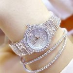 Ladies Dress Watch Luxury Quartz Small Face Diamond