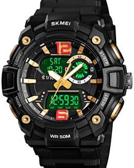 Mens Analog Digital Sports Watches Military Multifunction