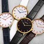 August Steiner Women's Multicolored Baguette Crystals Watch