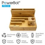 Apple Watch Charging Station Bamboo Finish