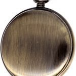 Quartz Pocket Watch with Chains Retro Deer Half Hunter