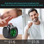 LCD Clock Projection Alarm Clock for Bedrooms