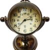 Nautical Desk Ship Clock with Magnetic Compass