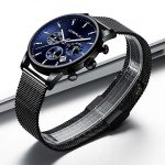 CRRJU Quartz Watch for Men,Style Auto Date Window