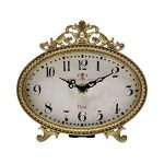 Antique Gold Vintage Table Clock