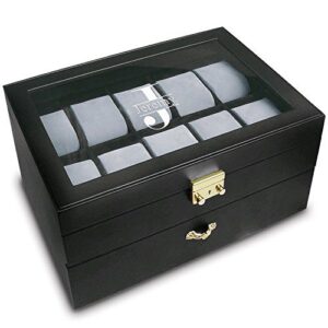 Custom Engraved Watch Box For 20 Large Watches