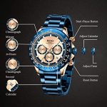 Mens Watches Men Designer Chronograph Waterproof Analogue