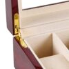 Large Watch Display Case Organizer with Real Glass