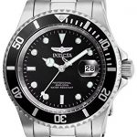Invicta Men's Pro Diver Silver, Black Watch