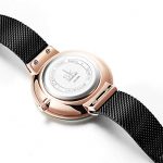 SHENGKE Analog Mesh Watch Stainless Steel Band
