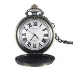Pocket Watch with Chain Dad Quartz Man Watch GORBEN