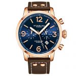 Stuhrling Original Mens Brown Leather Dress Watch