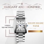 Rectangle Rose Gold Women Watch SKMEI