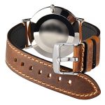 WOCCI 22mm Watch Band, Premium Saddle Style Vintage