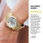 Carat Diamond Wrist Watch with Leather Bracelet JBW