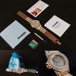 Round Crystal Rhinestone Diamond Watch Women