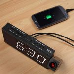 Large Display Bedrooms Projection Alarm Clock Radio