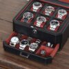 Luxury Watch Case Display Organizer Valet Drawer