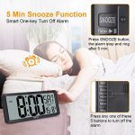 Large Digital Wall Clock for Bedroom