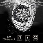 Skeleton Waterproof Automatic Self-Winding Watch for Men