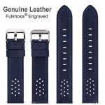 Dark Blue Watch Band, Quick Release Breeze Leather