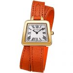 Bruno Magli Italian Leather Double Wrap Strap Watch