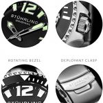 Stuhrling Original Mens Swiss Quartz Stainless Steel Sport