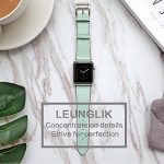 Leather Band Compatible for Apple Watch LEUNGLIK