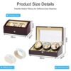 JQUEEN Six Watch Winders 7 Storages