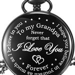 Hicarer Grandfather Pocket Watch for Father's Day Christmas Birthday
