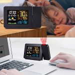 Alarm Clock Digital Projection Ceiling Wall