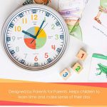 Color-Coded Learning Clock for Kids 🧸 – Fun, Easy, and Educational Time Teaching Tool