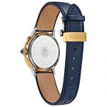 Blue  Citizen Quartz Watch with Leather Strap