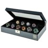 12 Slot Watch Box Organizer with Lock Display Case