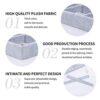 Stylifing Grey Velvet 12 Grid Jewelry Tray Showcase