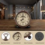 Silent Clock Shelf Alarm Non-Ticking