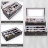 Homde Sunglasses Case Watch Box Jewelry Organizer