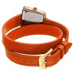 Bruno Magli Italian Leather Double Wrap Strap Watch