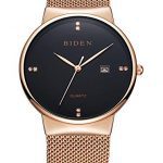 Luxury Ultra Thin Date Sports Quartz Wrist Watch