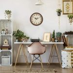 Kitchen Vintage Wall Clock Silent Non Ticking