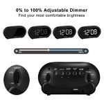 Small LED Digital Alarm Clock with Snooze