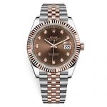 Rolex Datejust Gold Watch Jubilee Bracelet Chocolate  